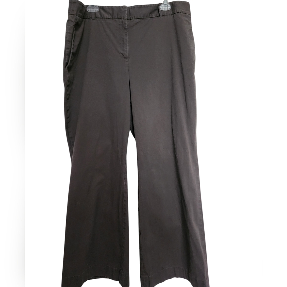 Loft Brown Cotton pants SZ 18